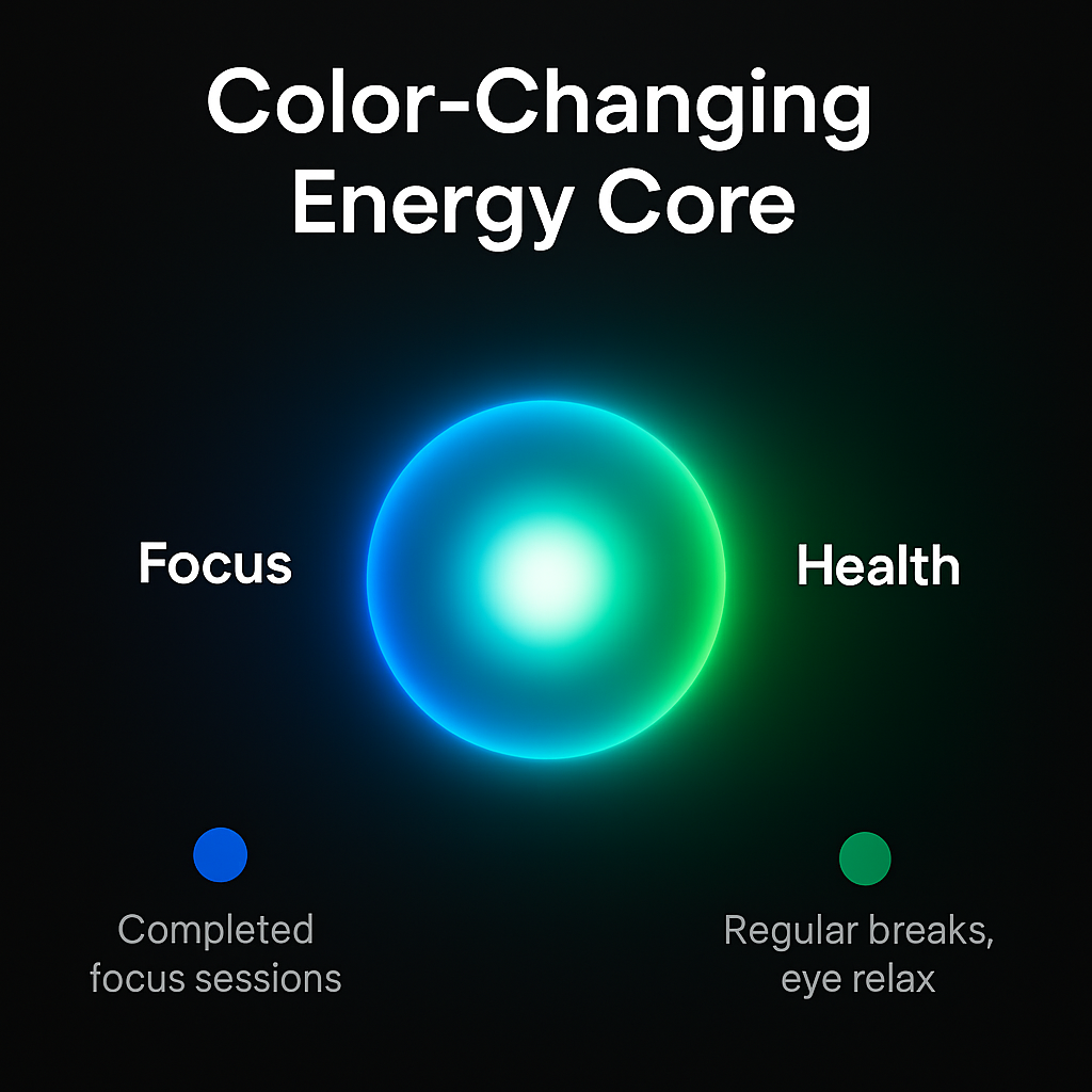Color-Changing Energy Core